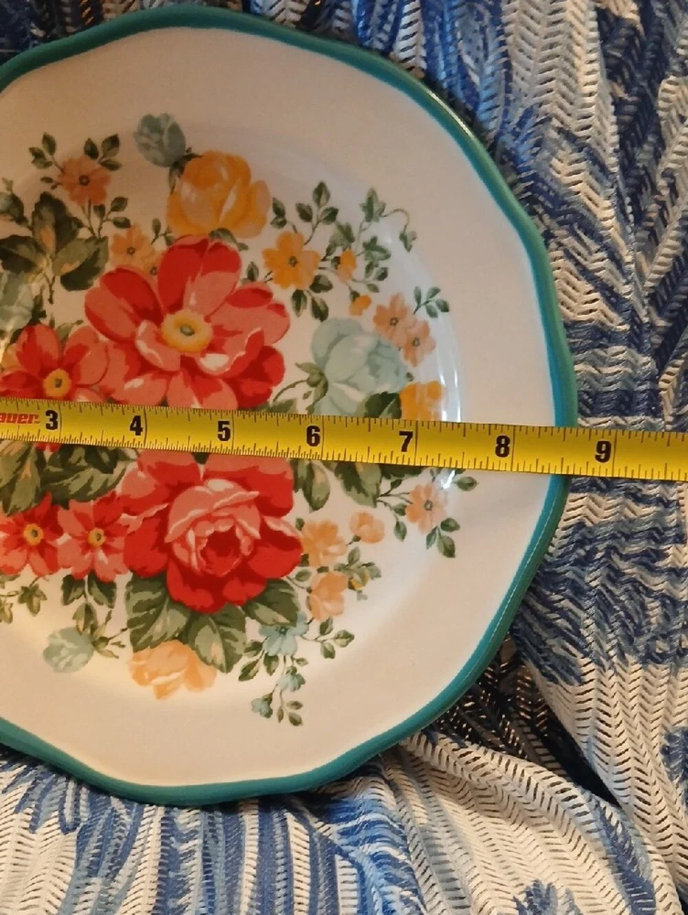 The Pioneer Woman Floral Ceramic Salad Plate 8.5